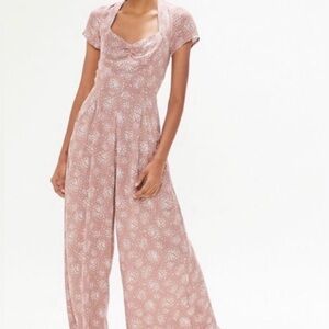 Urban Outfitters Kerriann Wide Leg Jumpsuit - Size XS